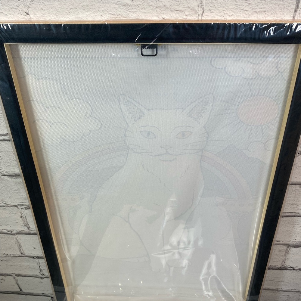 Cat Tarot Card Temperance  Stretched Canvas Wall Art Cat Mom Gift New 16x22 NEW - Picture 6 of 7